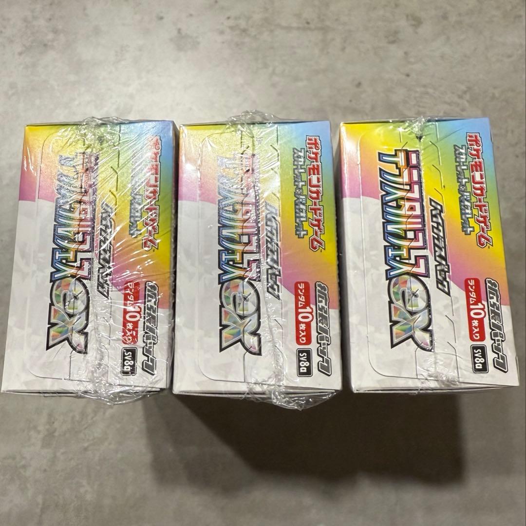 テラスタルフェス 3box シュリンク付き 新品未開封