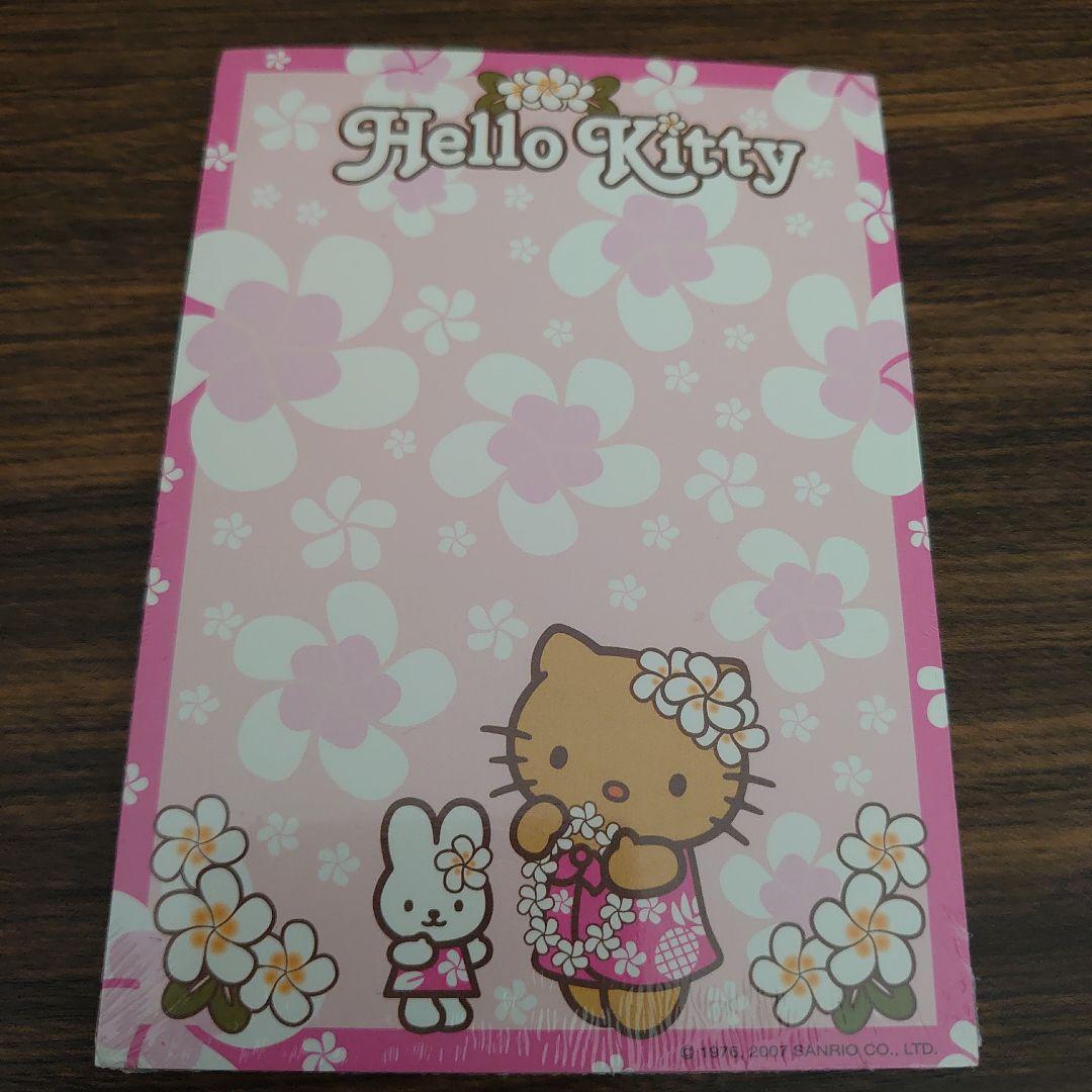 ❤*中様 新品未使用♡海外限定 ハローキティ日焼けメモ♪レイの花輪①