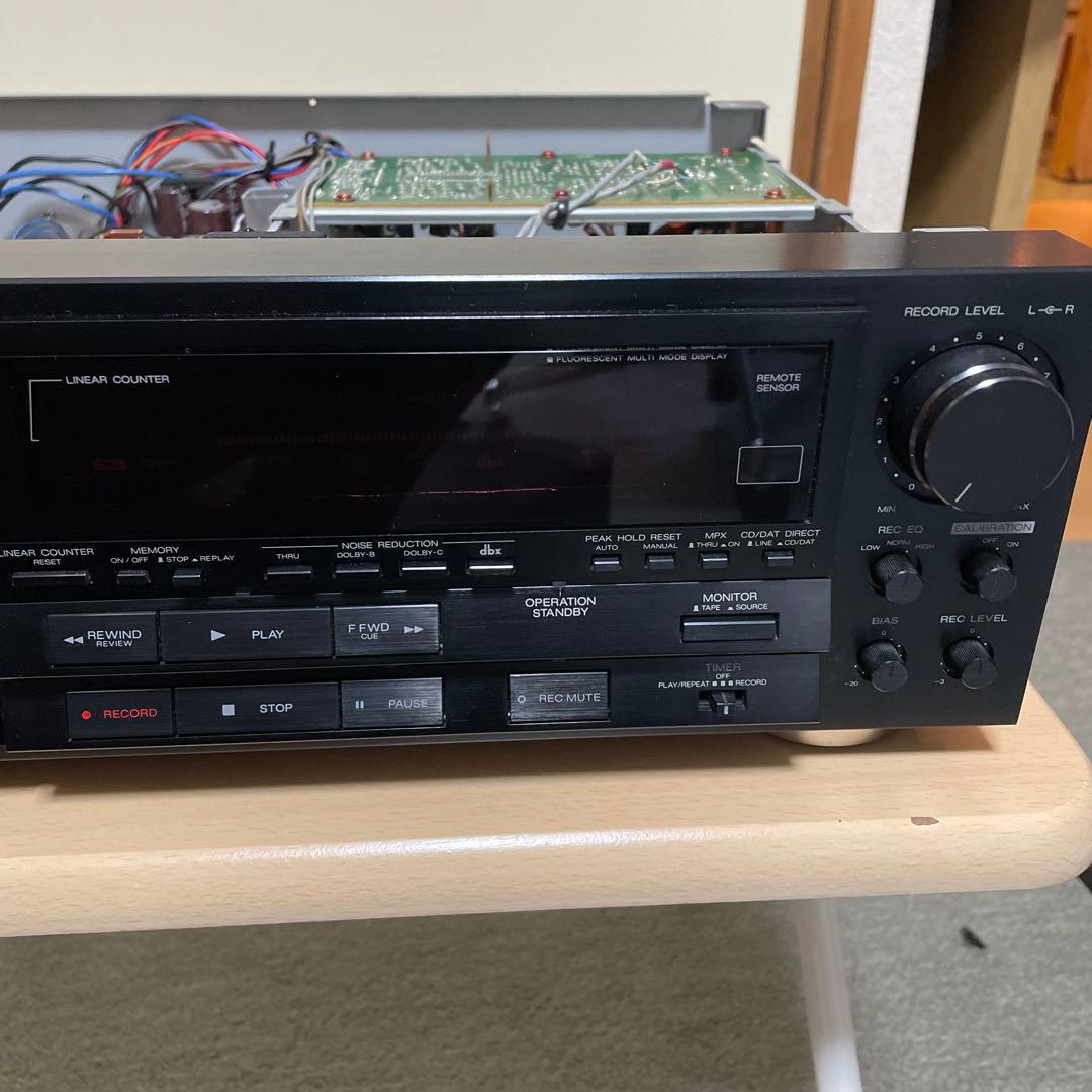 AIWA EXCELIA XK-009 ステレオカセットデッキ ジャンク品