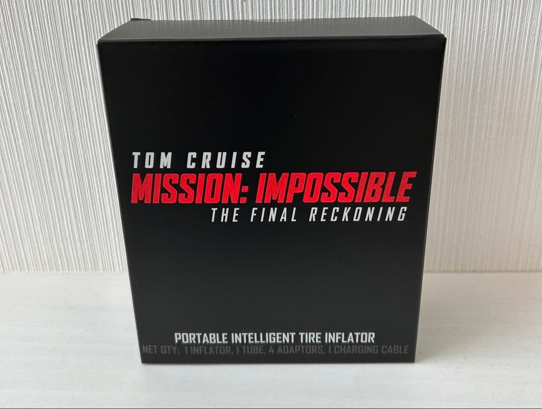 t*9様 トム・クルーズ ミッションインポッシブル ポータブル電動空気入れ