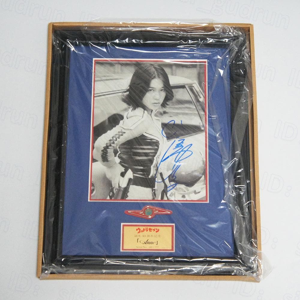 【中古】　限定フォトパネル　友里アンヌ　直筆サイン