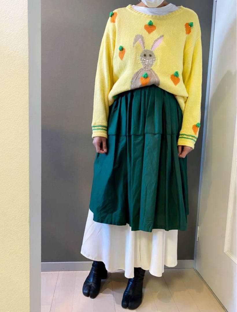 古着 ビンテージ ハワイアン ハンドメイド アロハ スカート 美品 希少