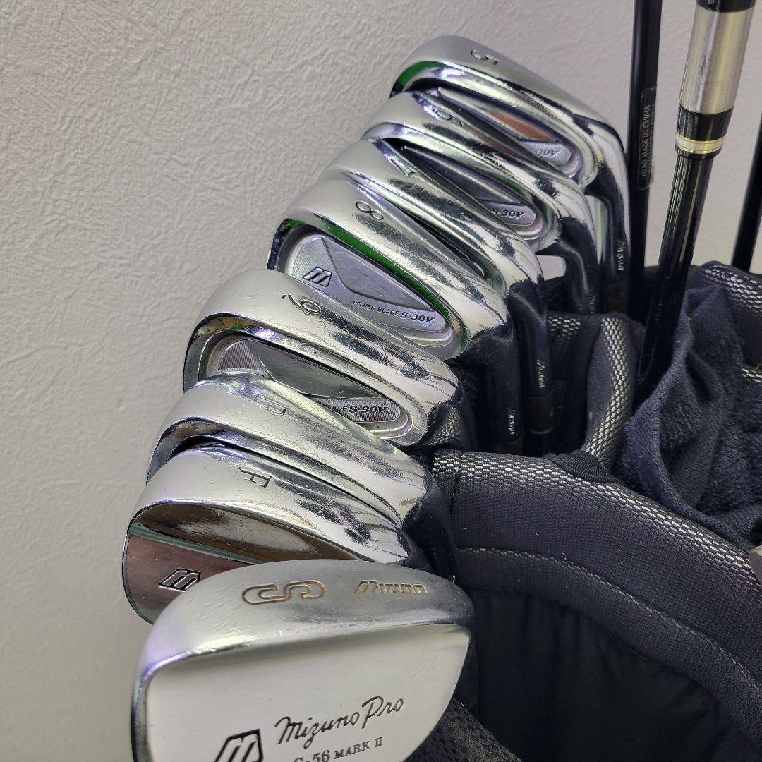 (1085)⛳初心者男性用ゴルフクラブセット　ミズノゴルフクラブセット