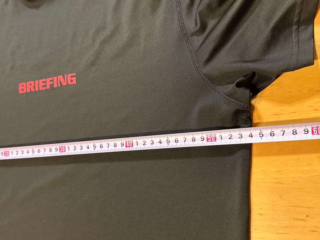 ブリーフィングBRIEFING☆ツアー定番ハイネックTシャツ☆黒☆L☆