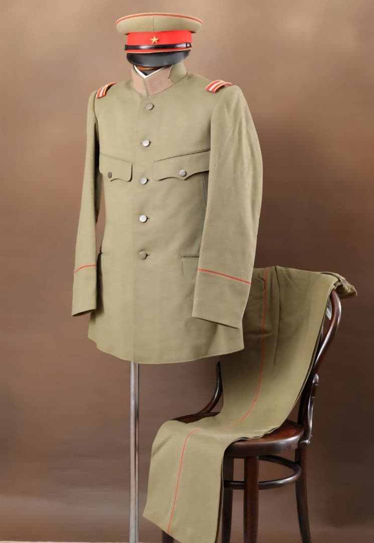 実物 日本軍 四五式軍衣 高級テーラー製 上下揃い