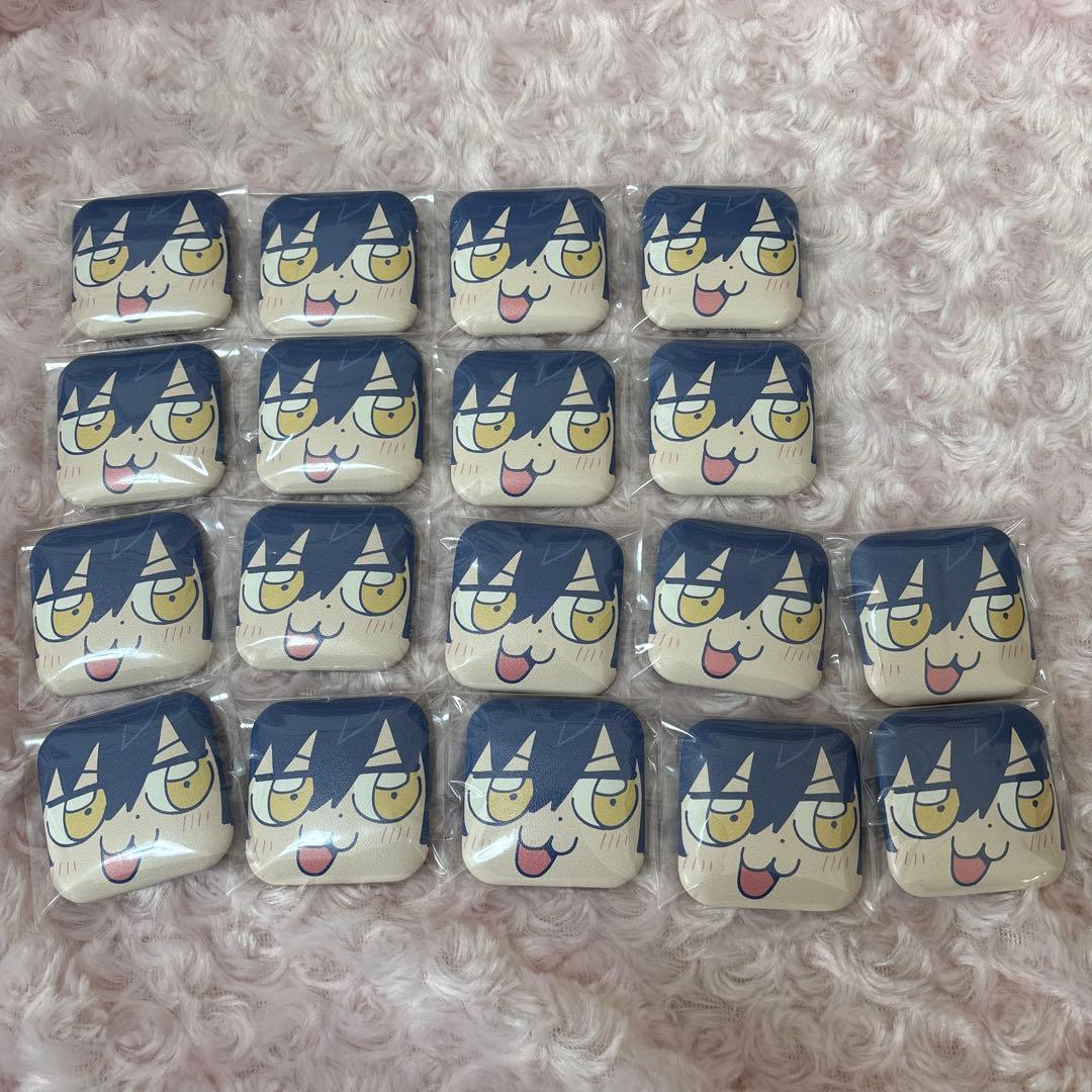 あんスタ 中国 ぶくスタ ぶくぶ 萌顔 スクエア 缶バッジ 漣ジュン