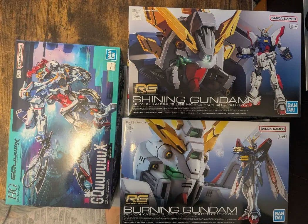 RG シャイニングガンダム & ゴッドガンダム gquuuuuux セット