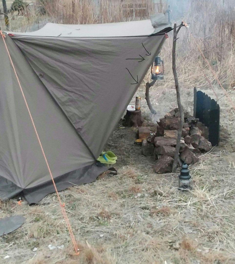 最終セール！！　炎幕DX　煙突穴加工　コットン100%