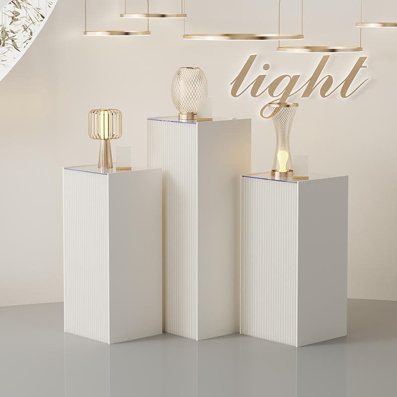 ディスプレイスタンド高さ58㎝長さ40㎝展示台 陳列台 組立不要 展示会イベント