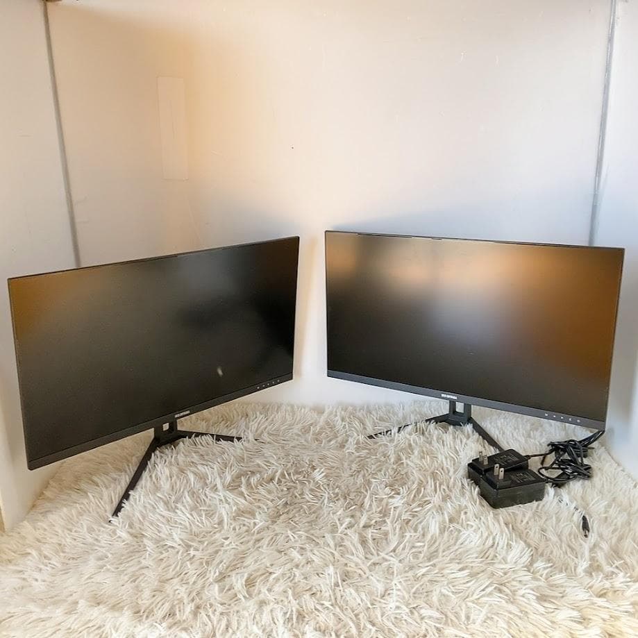 IRIS OHYAMA DT-FF213S-B 2点セット モニター