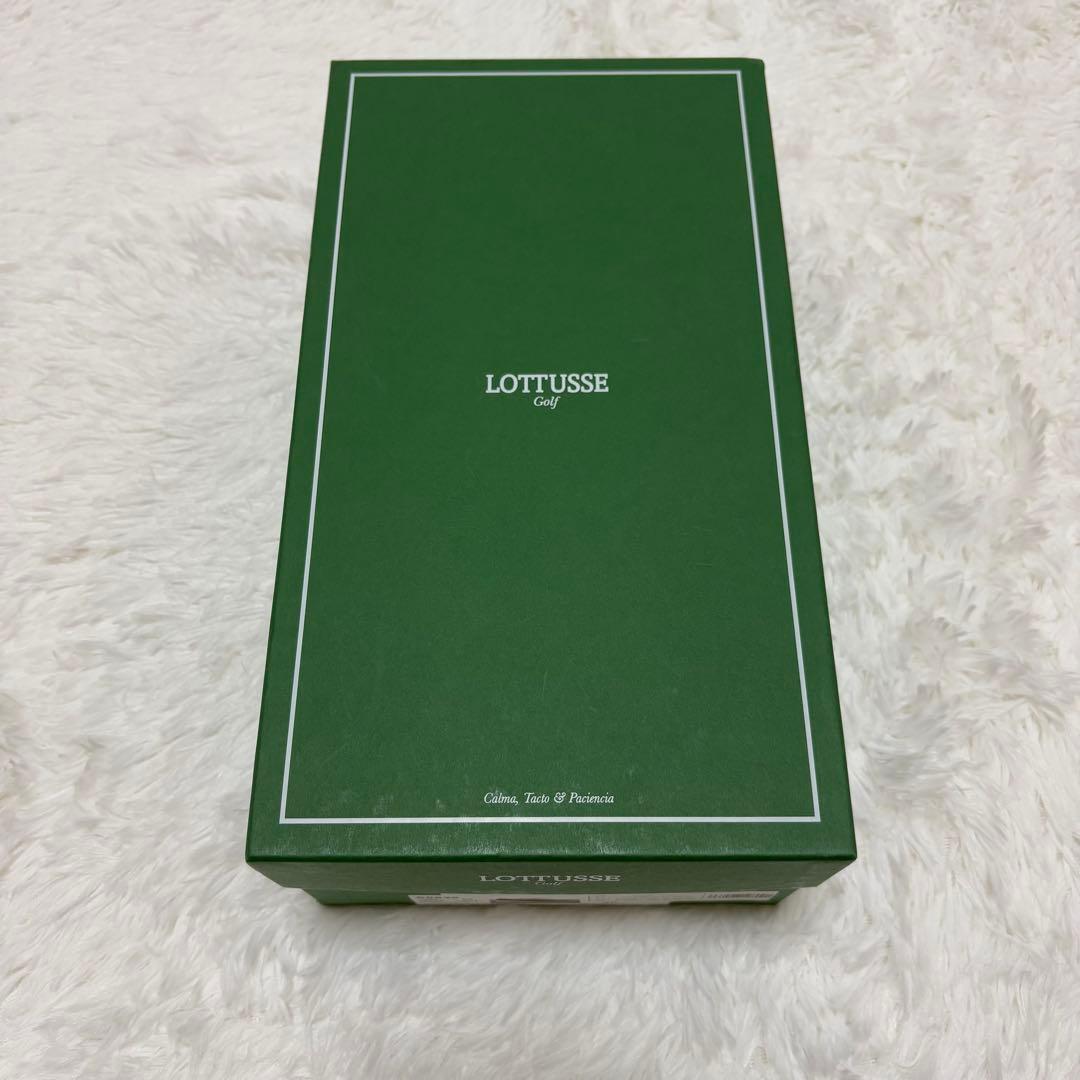 【新品】　LOTTUSSE Golf レザーゴルフシューズ 24.0 ホワイト