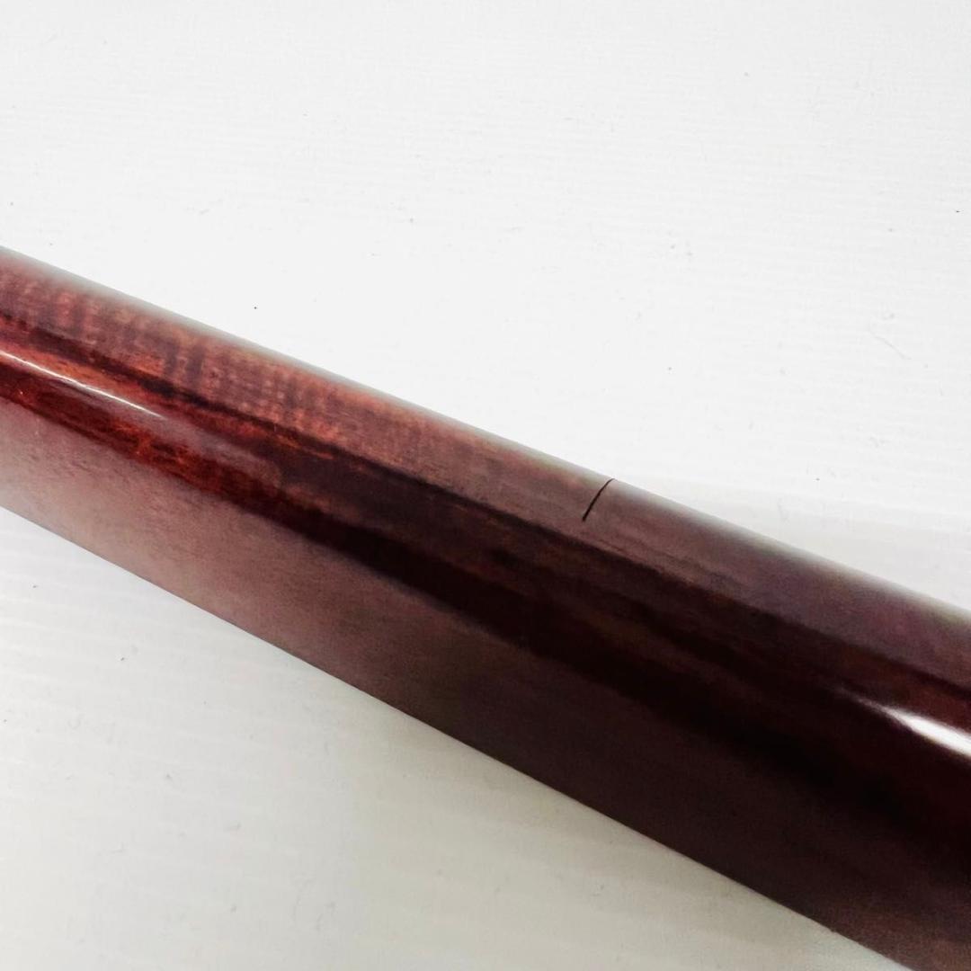 三味線　ハードケース付　中棹　K9 紅木 虎トチ 綾杉胴 金細 棹2.8cm