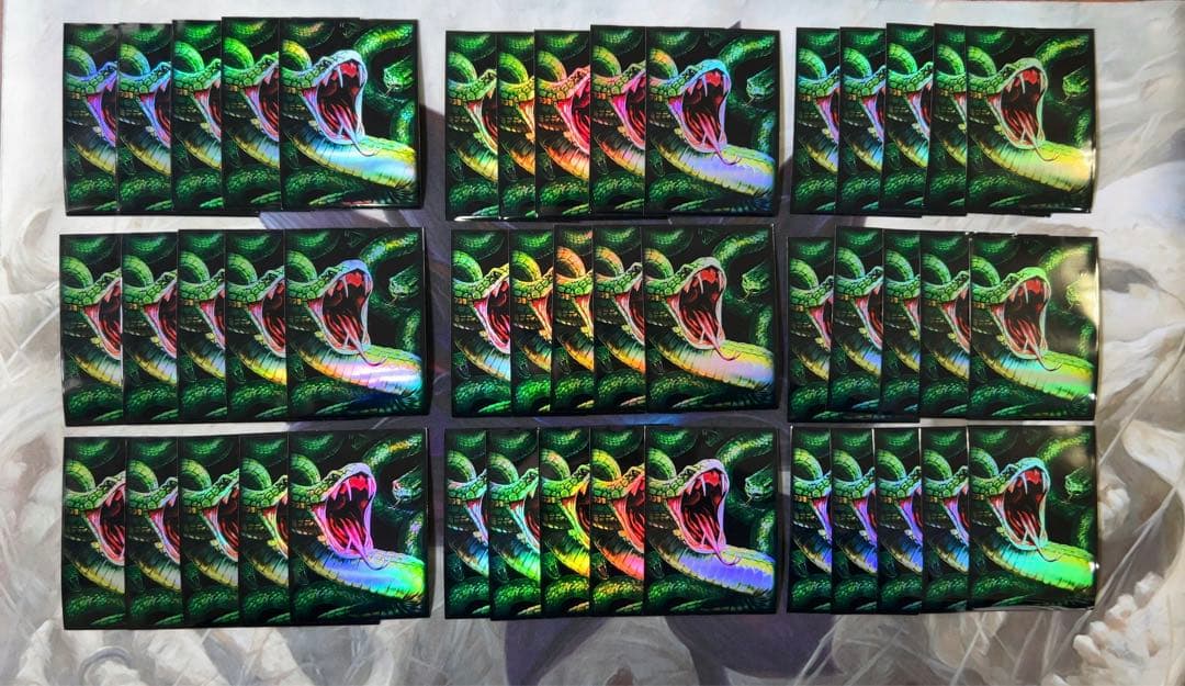 max protection スリーブ 蛇 スネーク アナコンダ 50枚