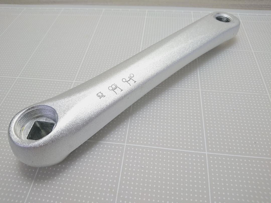 【美品】Brompton 純正 左右 クランクセット シルバー ブロンプトン