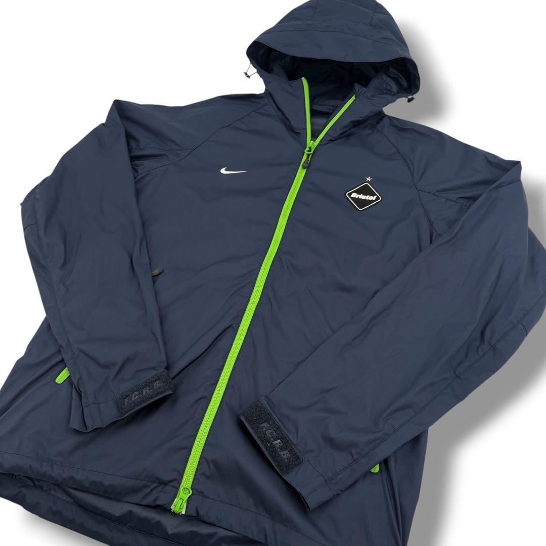 美品　希少　F.C.R.B. NIKE ナイロンジャケット M ネイビー 651