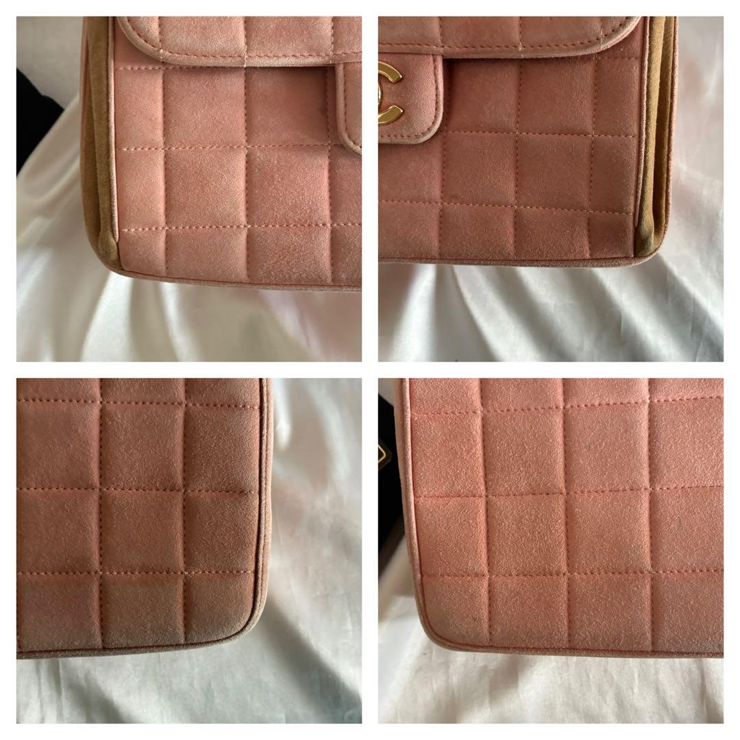 ローズマリー様♡CHANEL スエード　バイカラー　ハンドバッグ