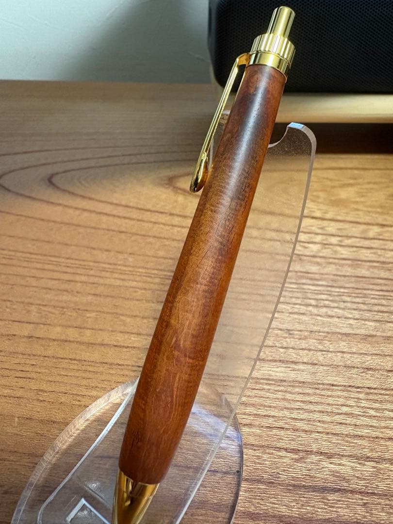 524極上　サイアミーズローズウッド　シアメース　木軸シャーペン　ボールペン