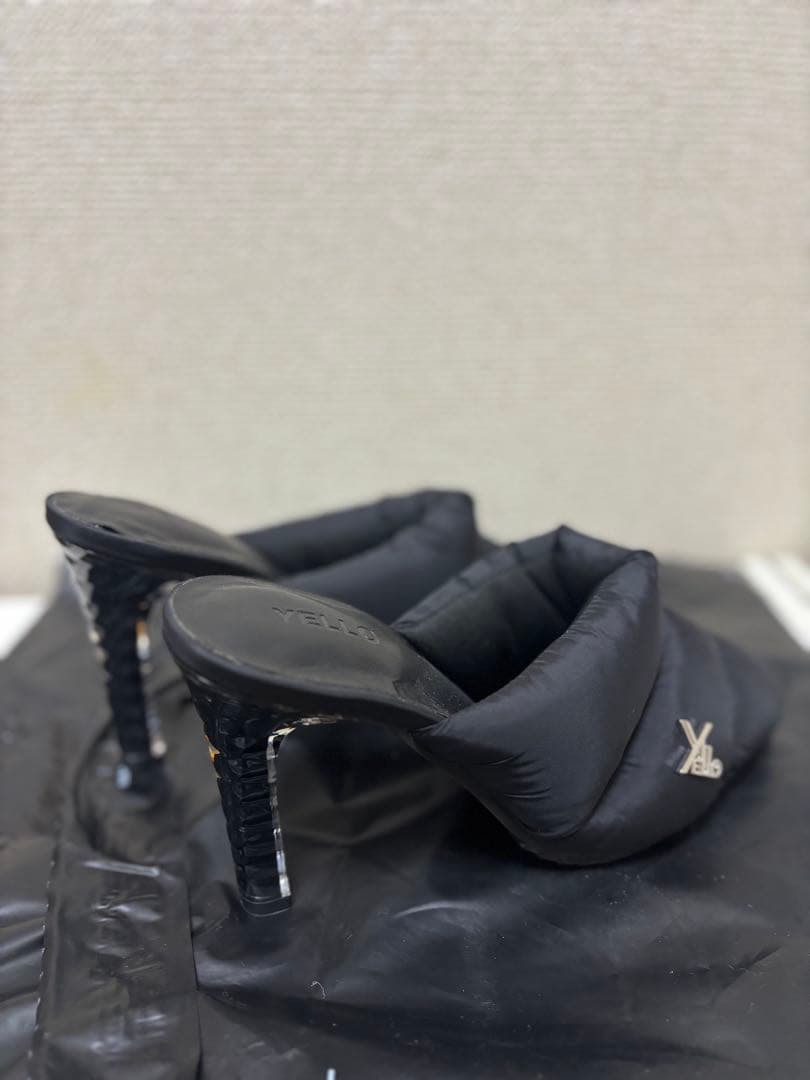 yello レッグウォーマー付ミュール 23.5 完売品