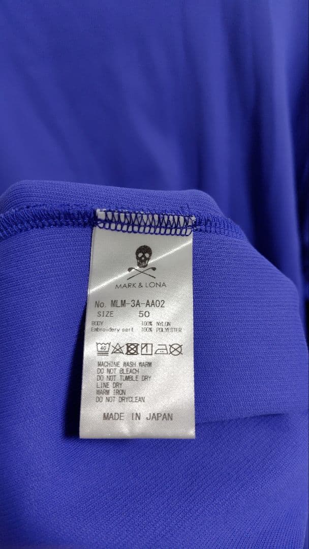 MARK & LONA　マークアンドロナ モックネック　ゴルフウェア　50