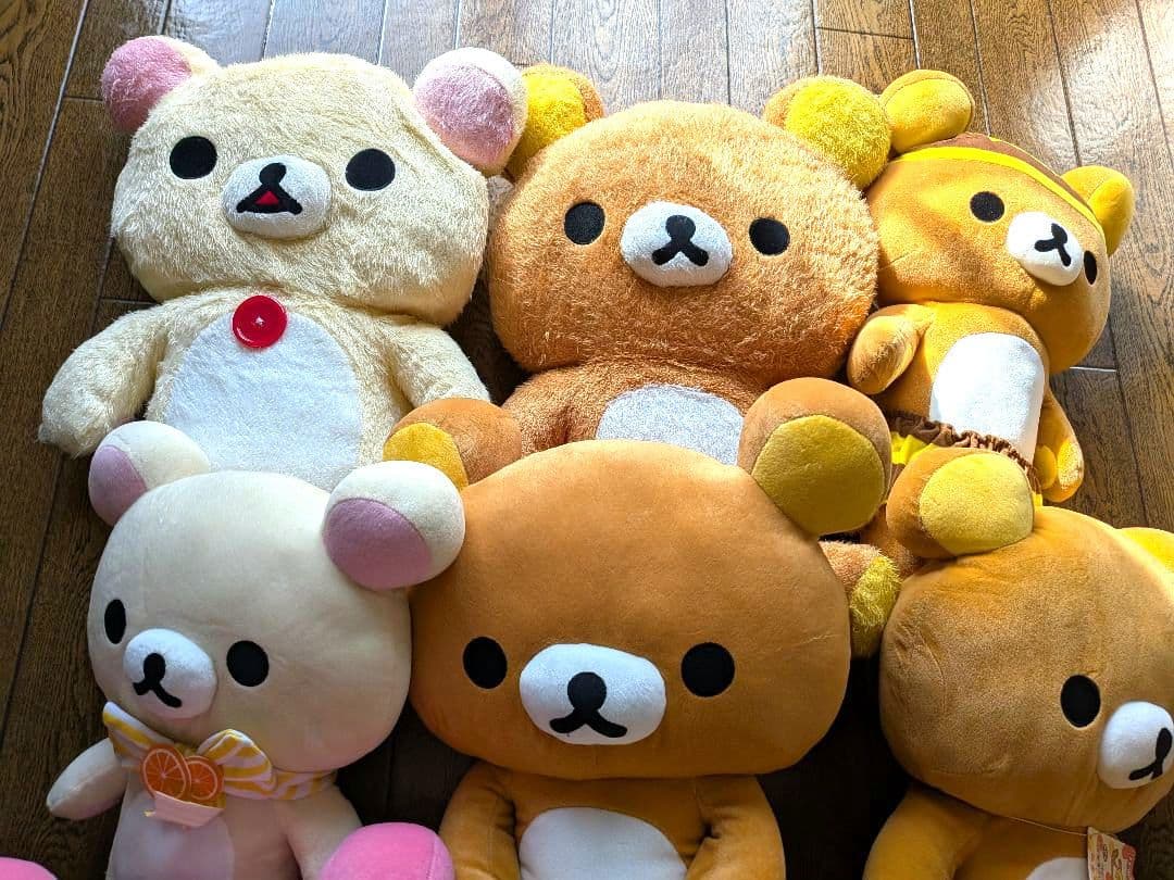 特大リラックマ・コリラックマ ぬいぐるみ 10点セット