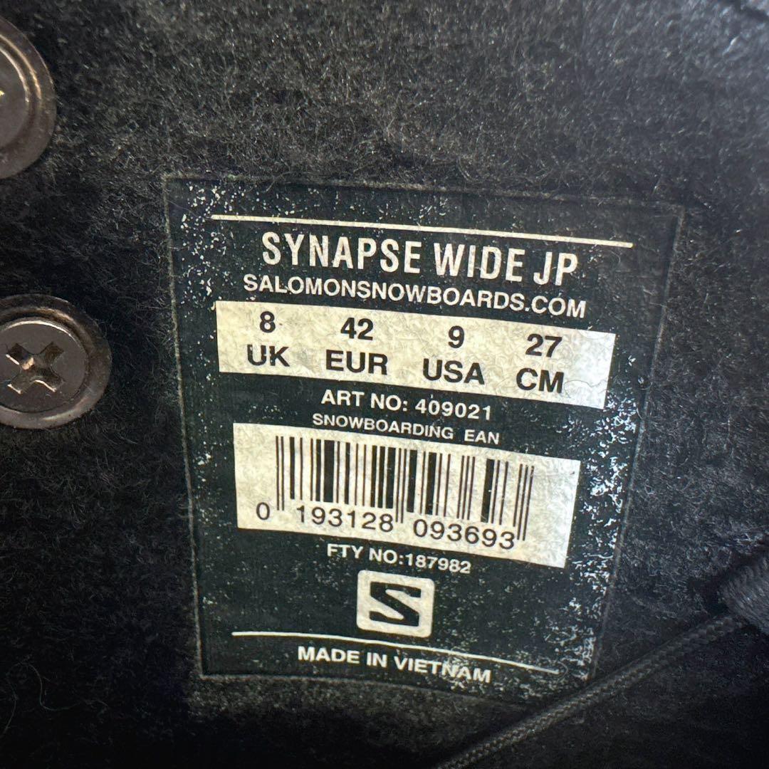 SALOMON SYNAPSE WIDE JP 27cm スノーボード ブーツ