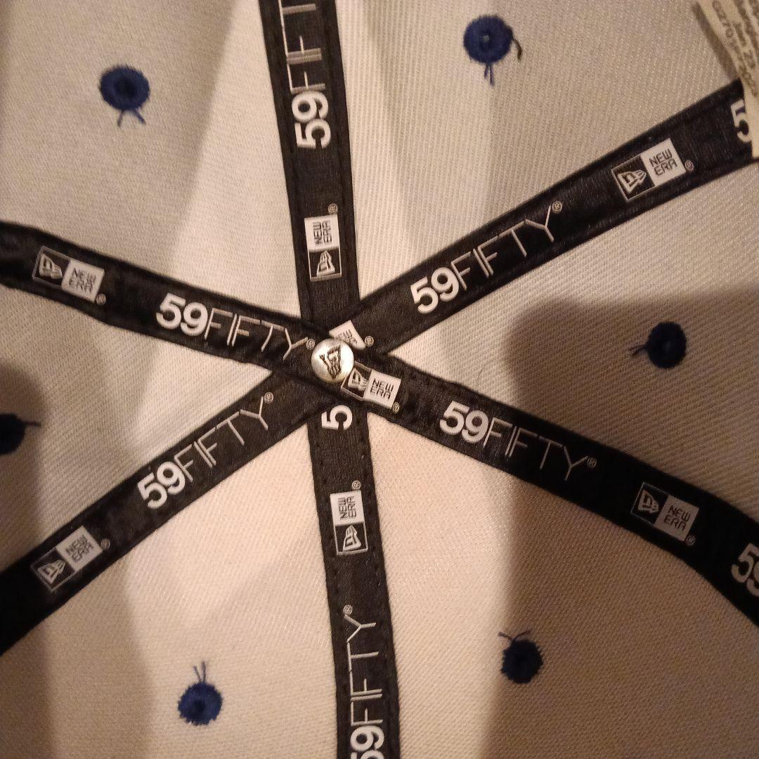 Supreme シュプリーム キャップ 7 5/8 ニューエラ ブルー