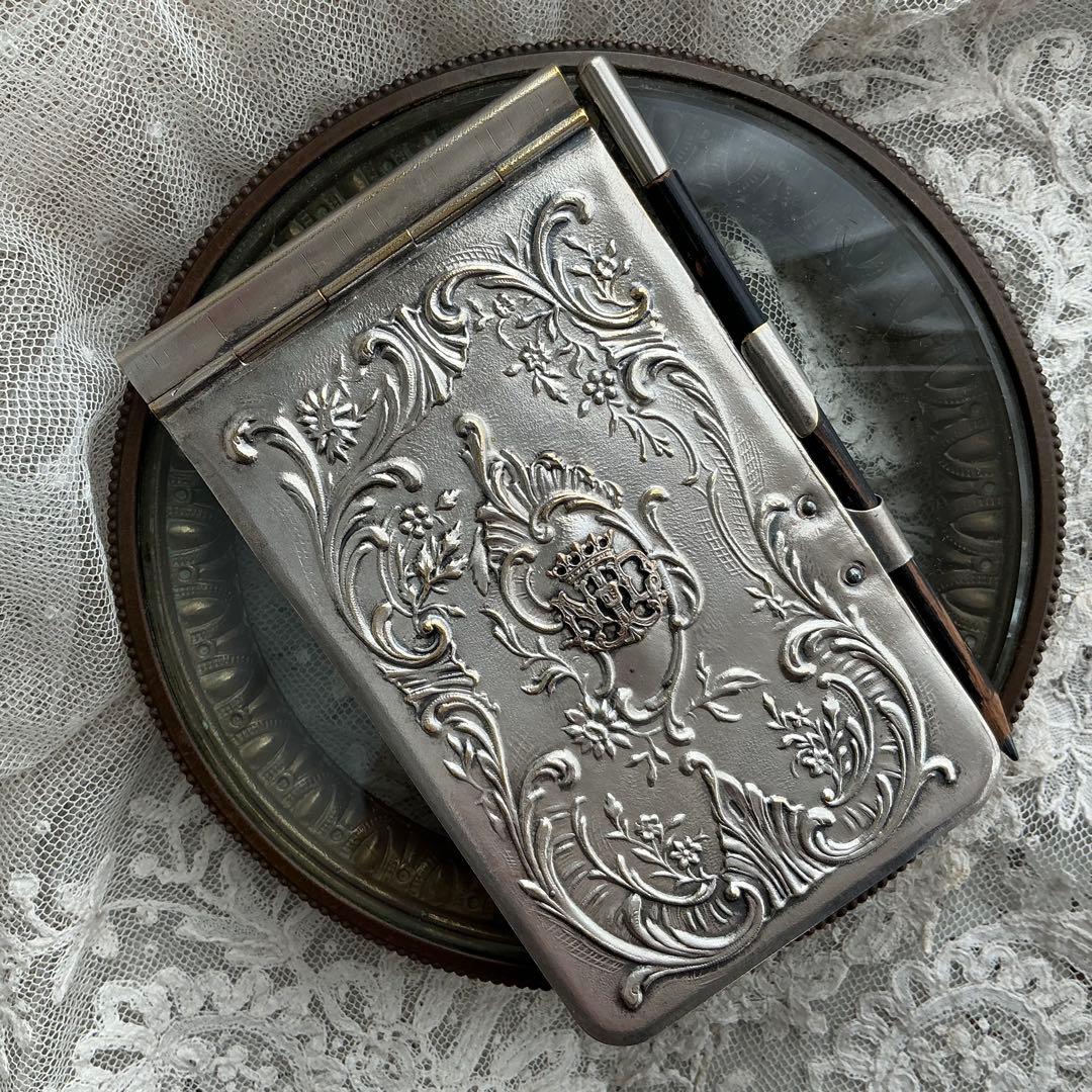 【A】フランスアンティーク　カルネドバル　アールヌーヴォー　舞踏会の手帳