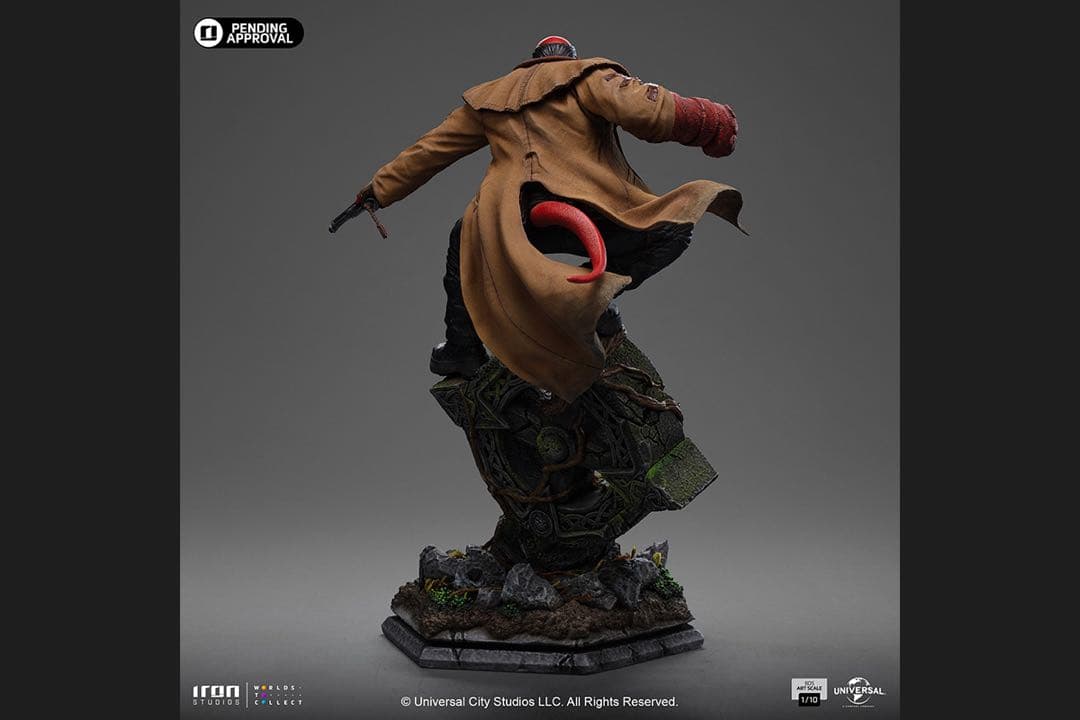 バトルジオラマ・シリーズ　1/10スケール　ヘルボーイ　スタチュー　フィギュア