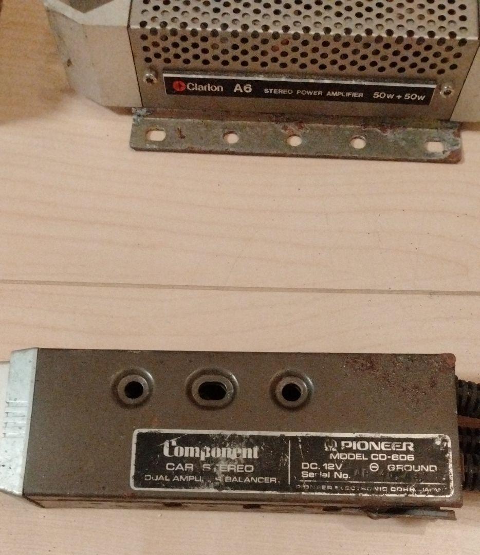 Clarion 当時物 カーオーディオ 動作未確認シャンク