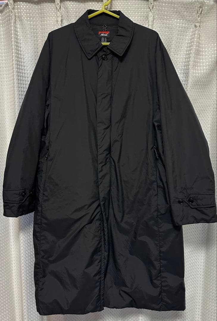 NANGA バルカラーコート ブラック Sサイズ