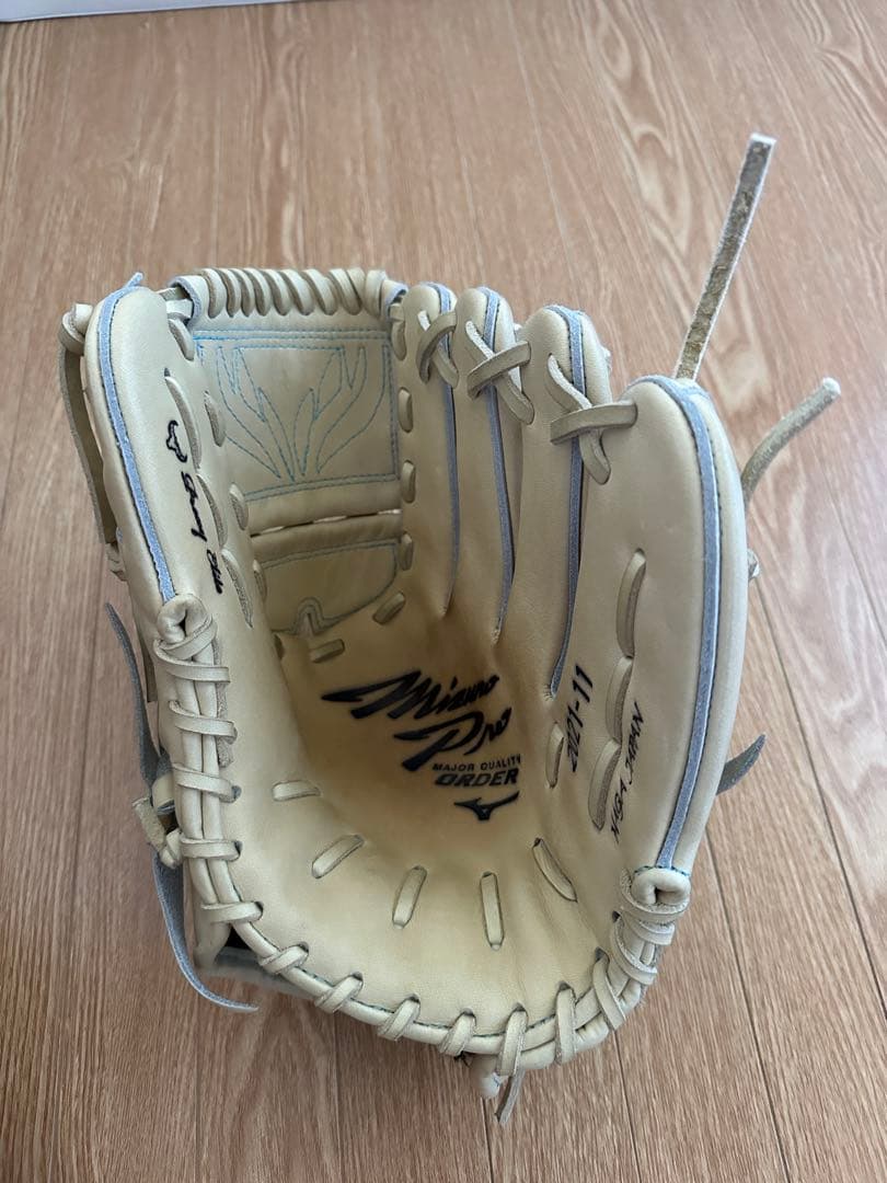 ミズノプロ硬式投手用 西野モデル ダイバーシティブルー