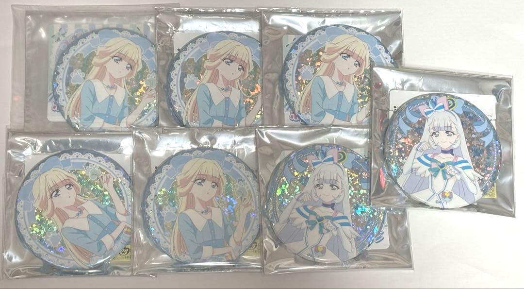 わんだふるぷりきゅあ！ ブルジュラ ホログラム缶バッジ 猫屋敷ユキ ニャミー