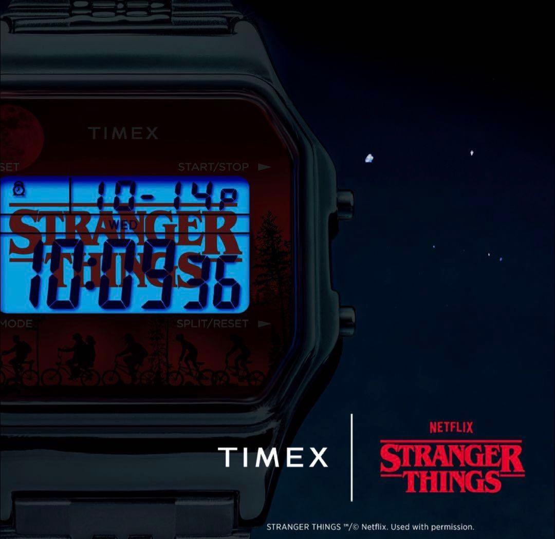 stranger things x timex コラボ 新品