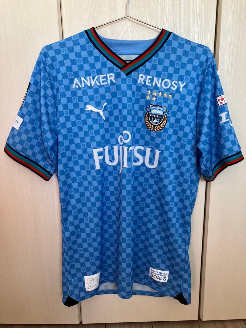 川崎フロンターレ1stユニフォーム　マルシーニョ　XXLサイズ タオルマフラー付