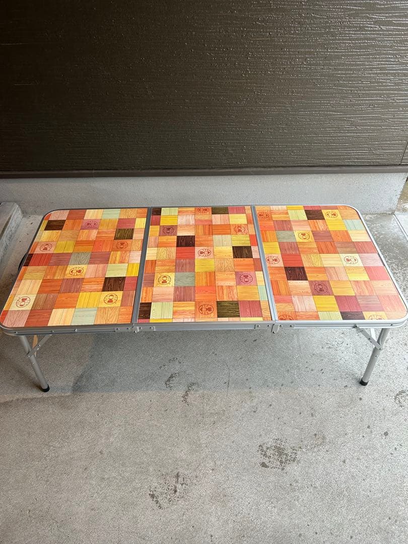 Coleman ナチュラルモザイク リビングテーブル 140