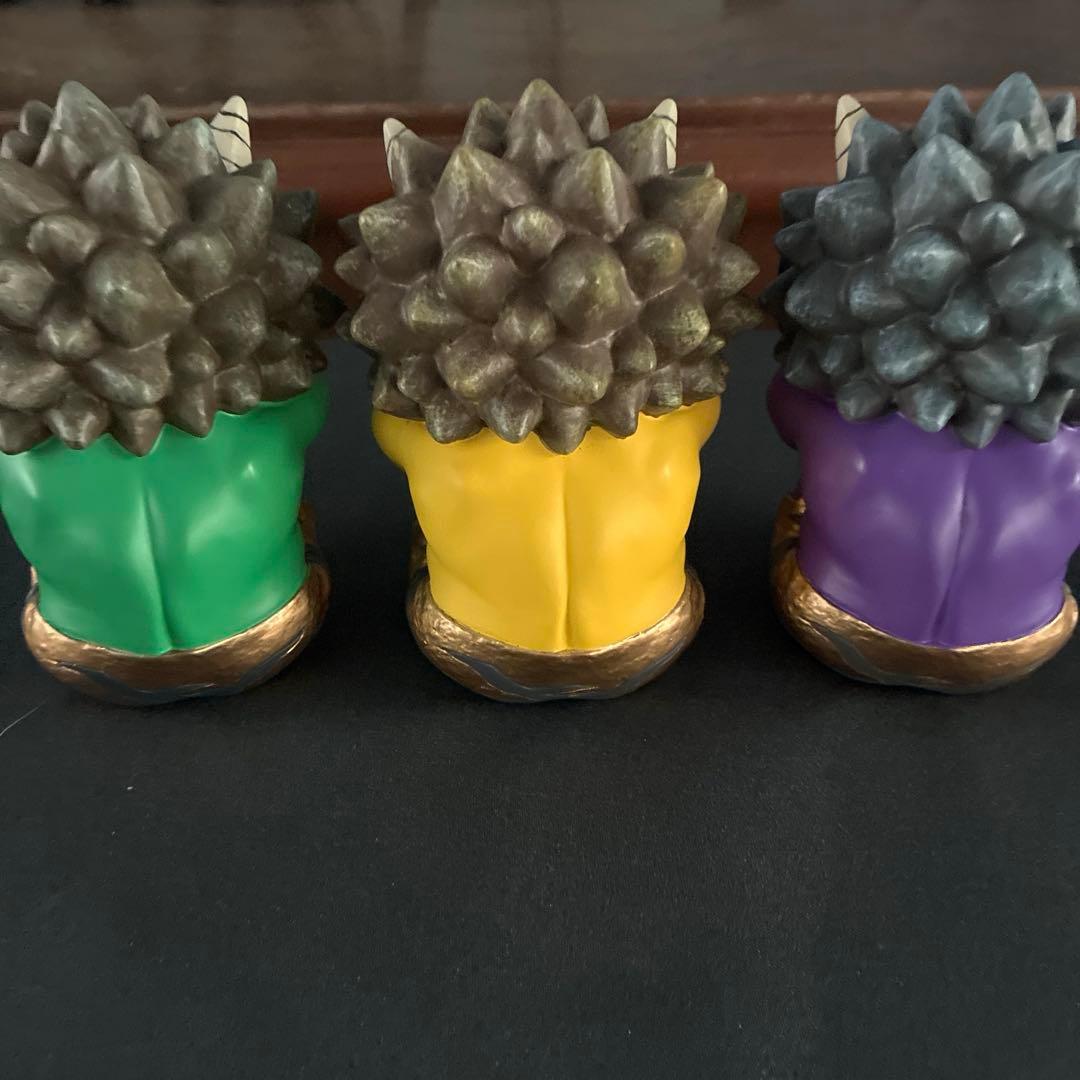 瀧下和之　鬼　体育坐り3体セット