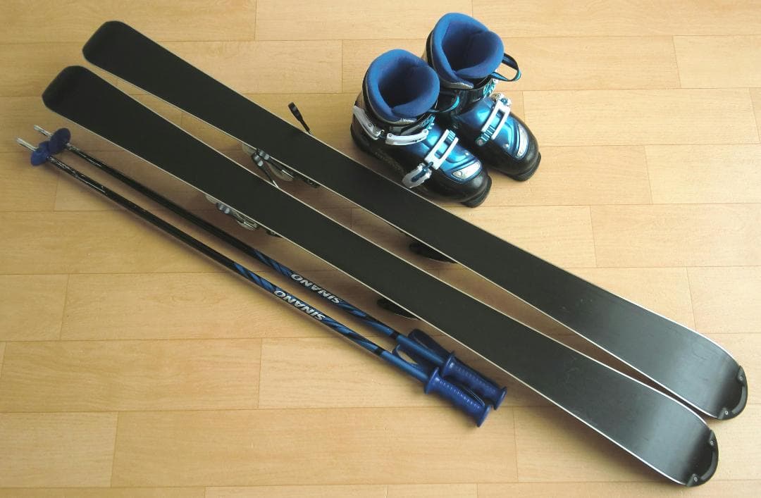 ■送料無料■ノルディカ＋Hart■子供用スキーセット■板120靴22■WAX済■