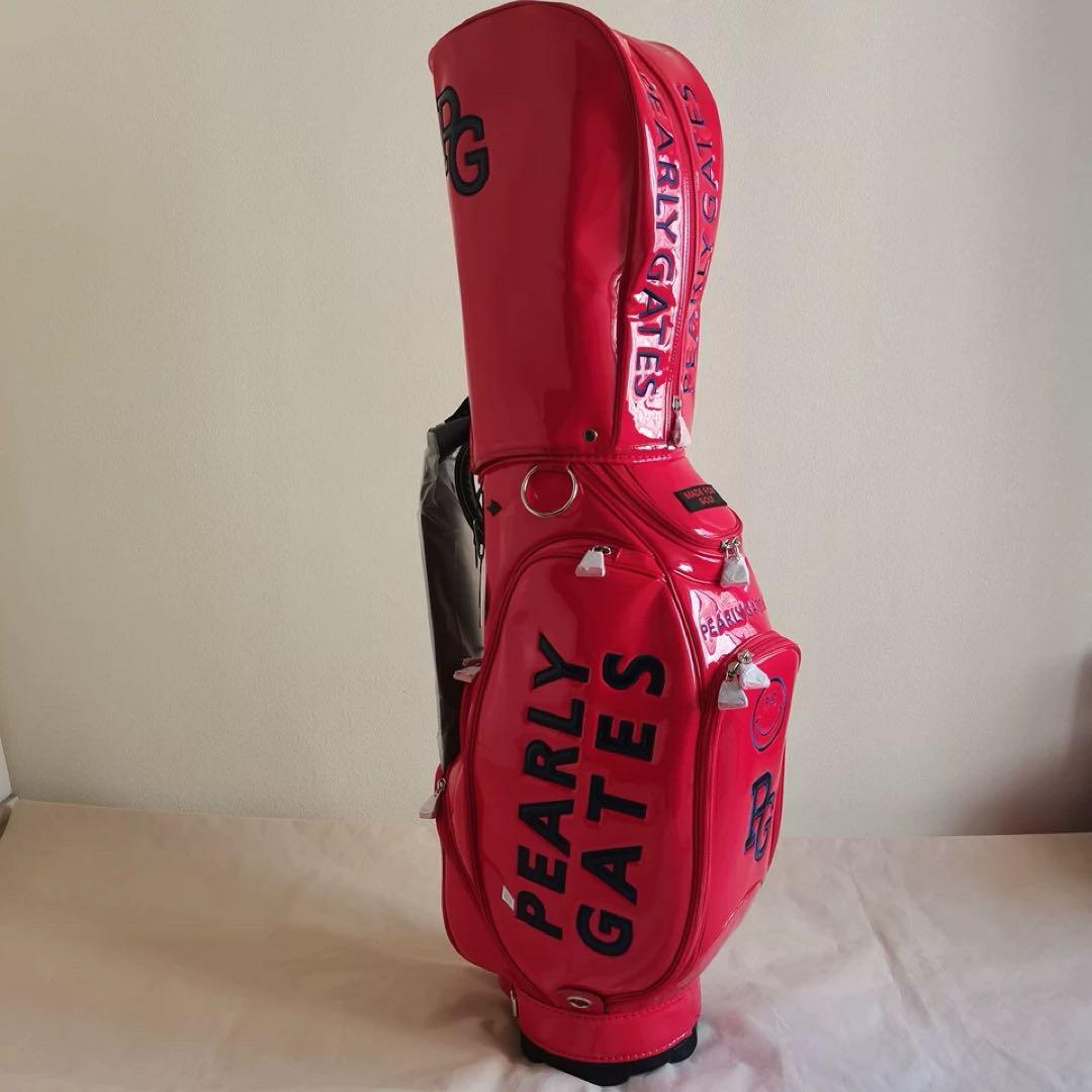 PEARLY GATES キャディバッグ レッド ゴルフバッグ