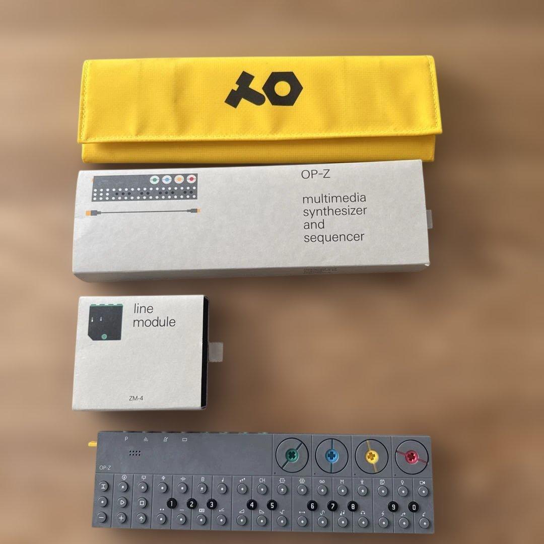 TeenageEngeering OP-Z + ZM4 LINEモジュール