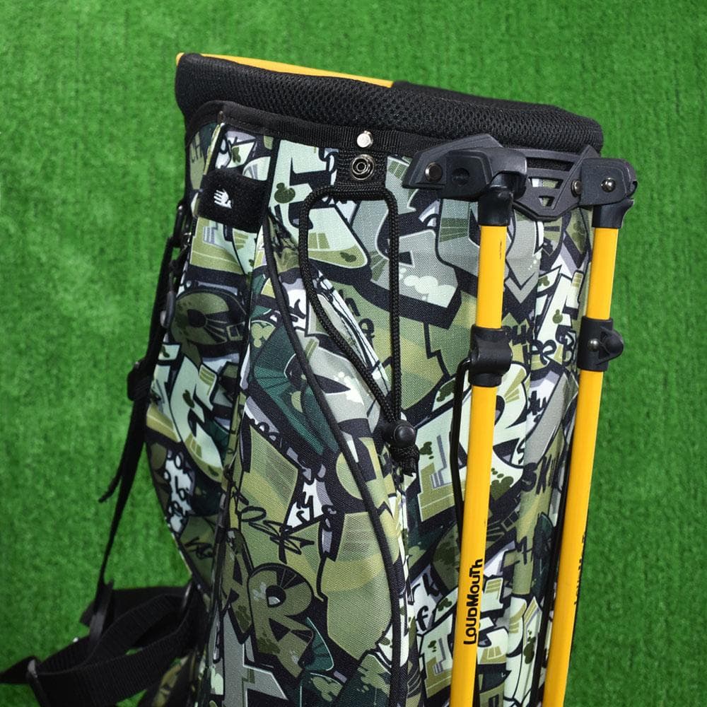 LOUDMOUTH ラウドマウス スタンド式 キャディーバック【カモ】超美品！