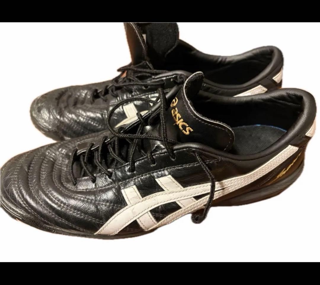 アシックス C3 FF TF フットサルシューズ 黒白28.0cm サッカー