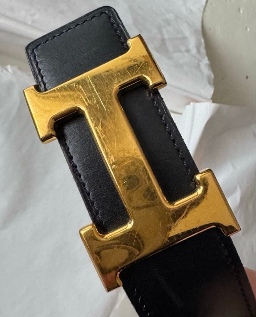 エルメス HERMES コンスタンス　Hバックル リバーシブル ベルト