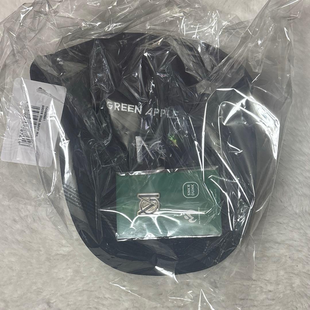 【ピンズ付き】Mrs. GREEN APPLE ×スニダン ネイビー キャップ①