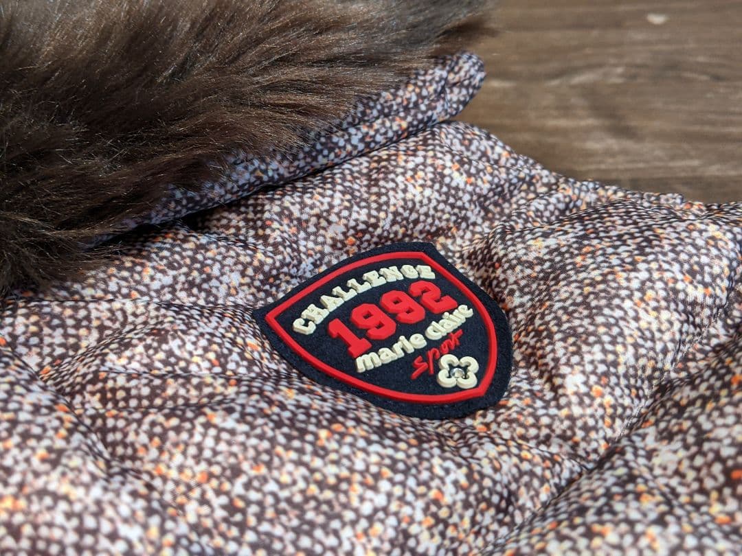 マリクレール　スポーツ　ダウン　ベスト　2way ファー　裏　フリース　　ゴルフ