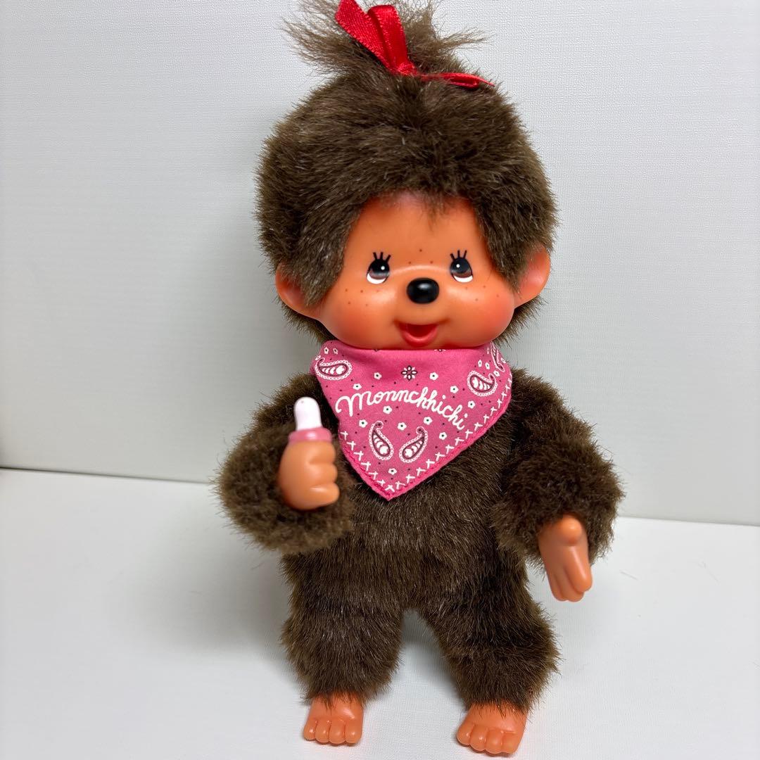 2002年発売 ポキポキ モンチッチ バンダナ ピンク 女の子 1376