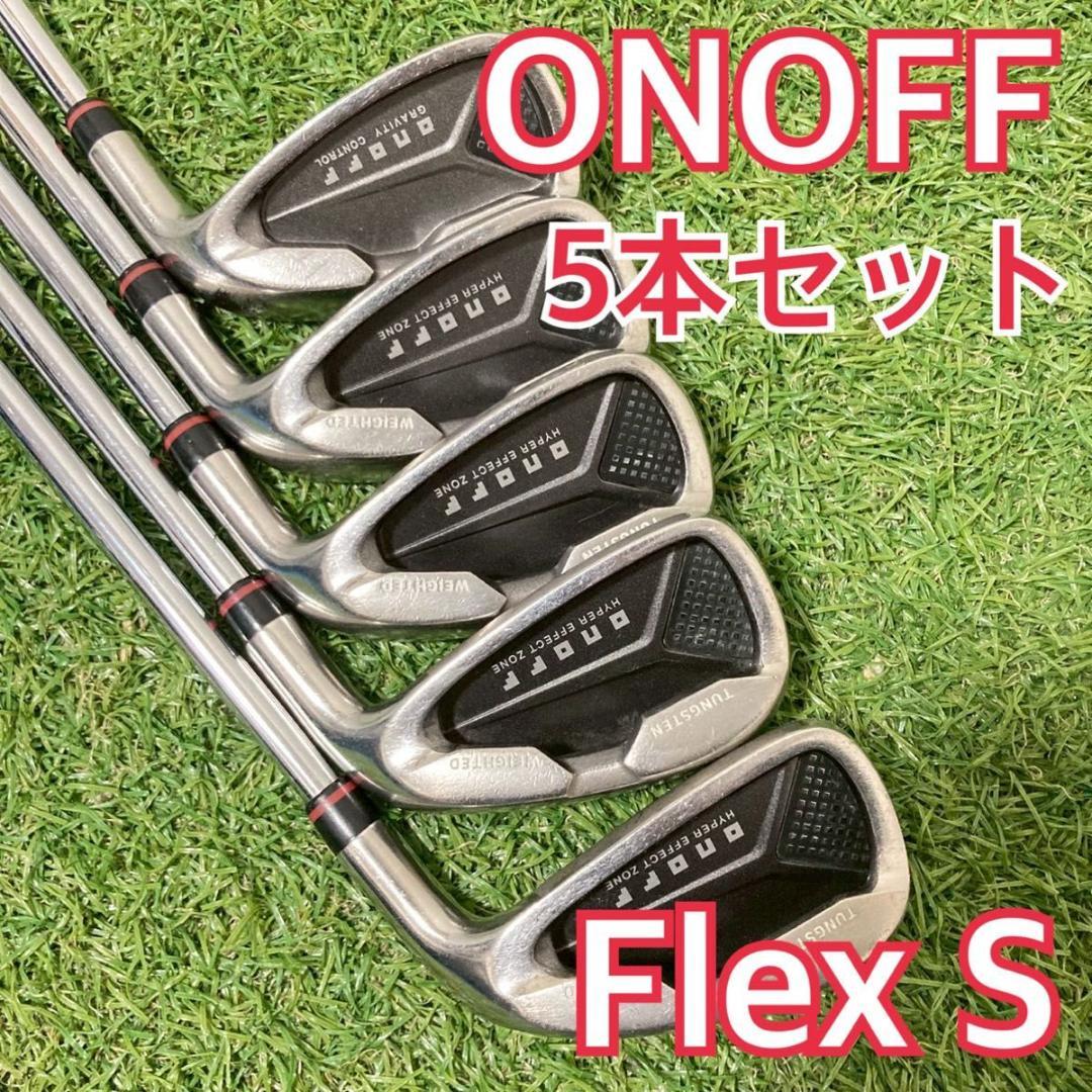 ONOFF アイアンセット 6〜9 P スチール Sフレックス