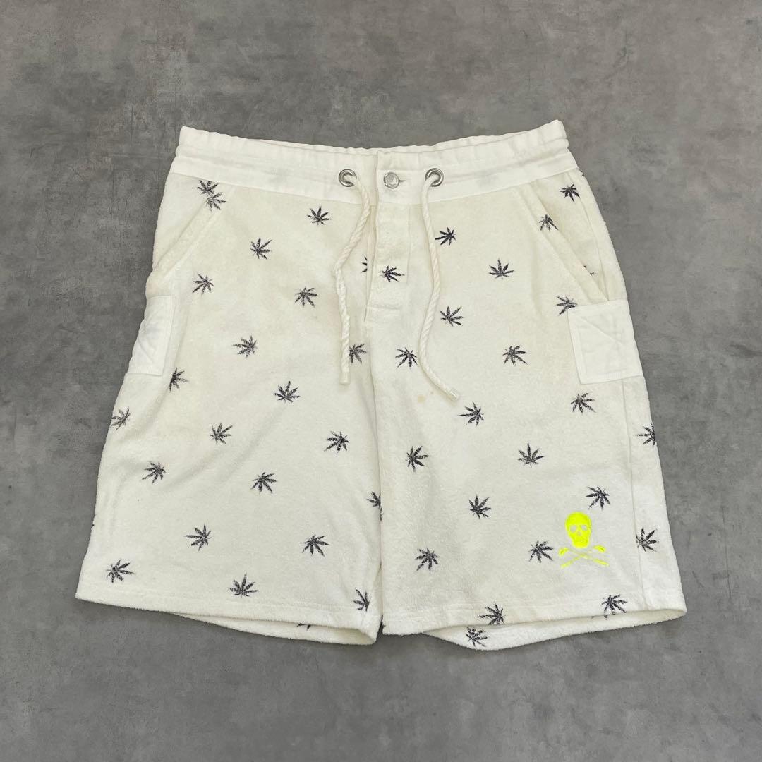 MARK & LONA セットアップ パーカー ショートパンツ 総柄 BW04