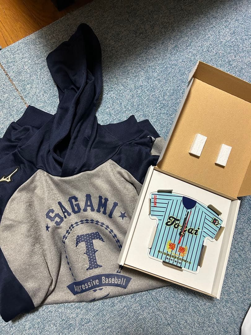 【T-SAGAMI】 東海大相模 野球部 パーカー 置き時計