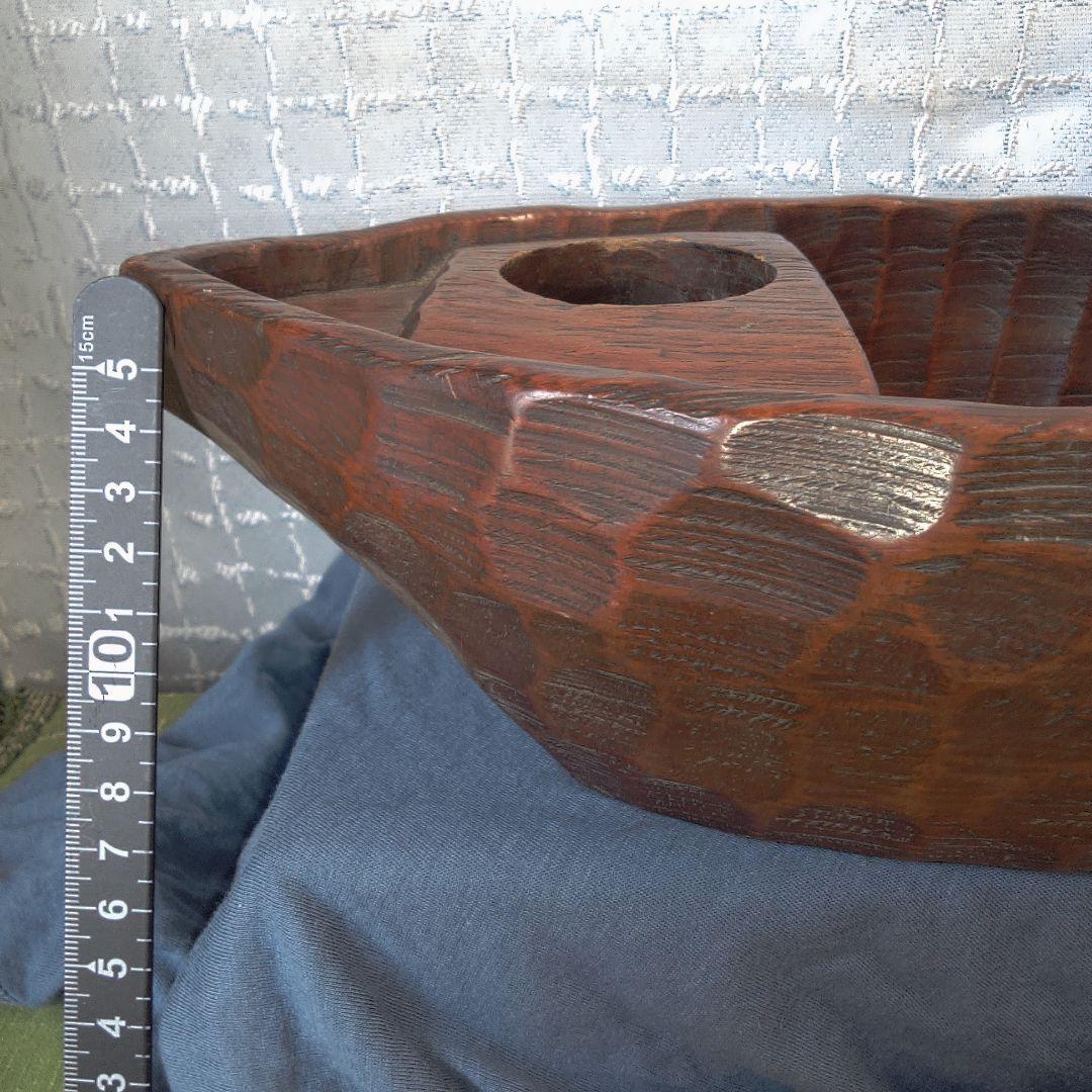 一刀彫？ 花生け？ 骨董 美術 アンティーク