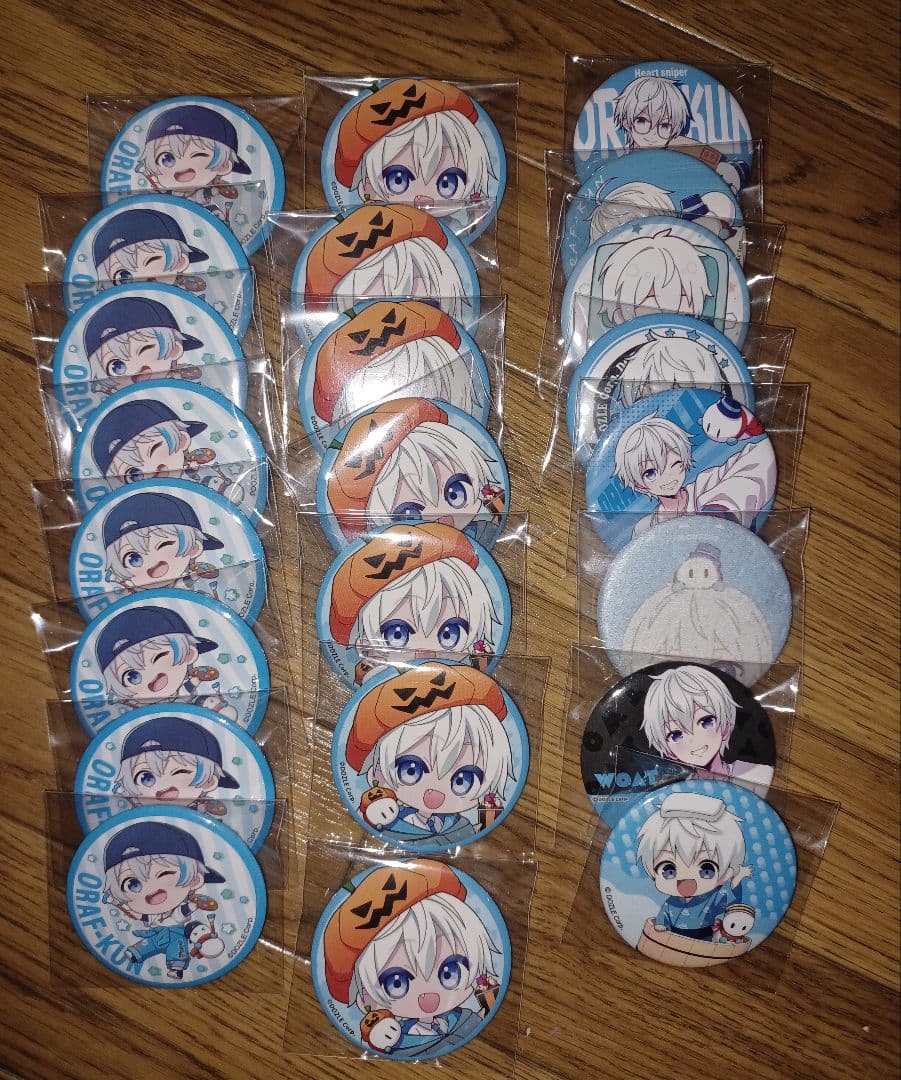 ドズル社　おらふくん　缶バッジ